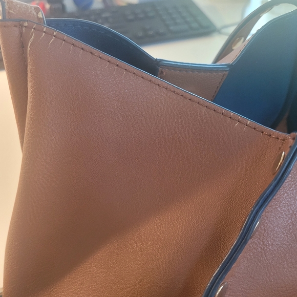 Big Buddha Tan Tote with Studded Trim - Picture 11 of 13